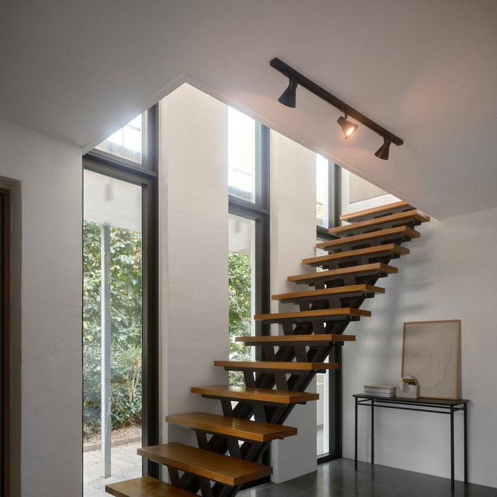 Link Eik 1 meter skinne med 3 spotter-Link spotskinne-Nordlux-Svart-2510399903-Lightup.no