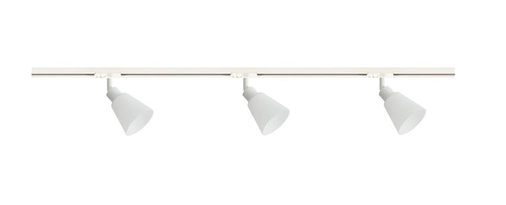 Link Koniekel 1 meter spottskinne med 3 spotter-Link spotskinne-Nordlux-Svart-79079903+2110629903-Lightup.no