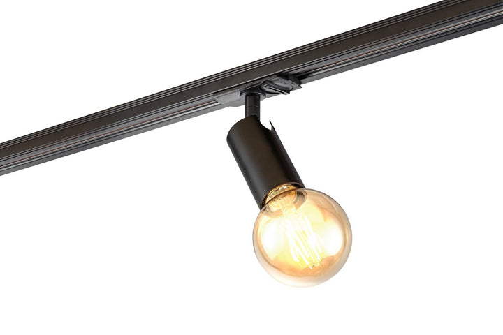 Link Open 1,8 meter spottskinne med 4 spotter-Link spotskinne-Nordlux-Svart-2110589903+2110619903-Lightup.no