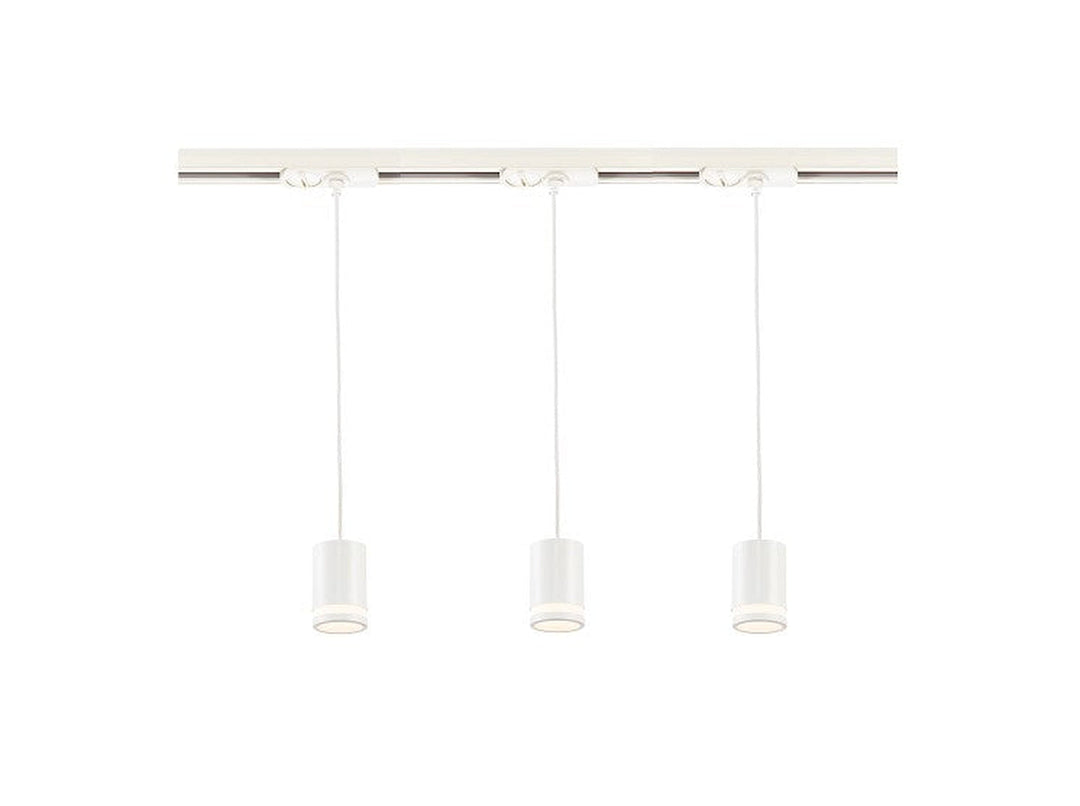 Link Rondie 1 meter spottskinne med 3 pendler-Link spotskinne-Nordlux-Svart-79079903+2110649903-Lightup.no