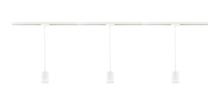 Link Rondie 1,8 meter spottskinne med 3 pendler-Link spotskinne-Nordlux-Svart-2110589903+2110649903-Lightup.no