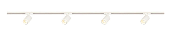 Link Rondie 1,8 meter spottskinne med 4 spotter-Link spotskinne-Nordlux-Hvit-2110589901+2110639901-Lightup.no