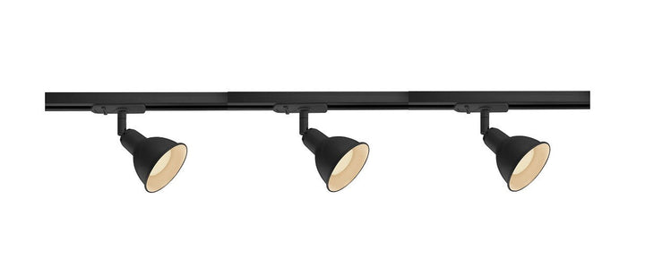 Link Single 1 meter spottskinne med 3 spotter-Link spotskinne-Nordlux-Hvit-79079901+86109901-Lightup.no