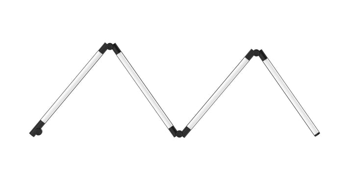 Linq smart flesibel gulv/vegglampe 24W m/fjernkontroll og appstyring-Gulvlamper-NorDesign-Svart-370324105-Lightup.no