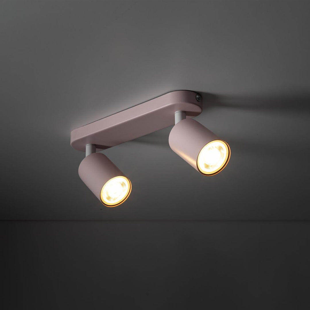 Livia dobbel takspot-Taklamper-TK Lighting-Rosa-TK-10233-Lightup.no
