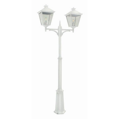 London 492 BIG stolpe-Utebelysning stolpe-Norlys-Hvit-3185282-Lightup.no