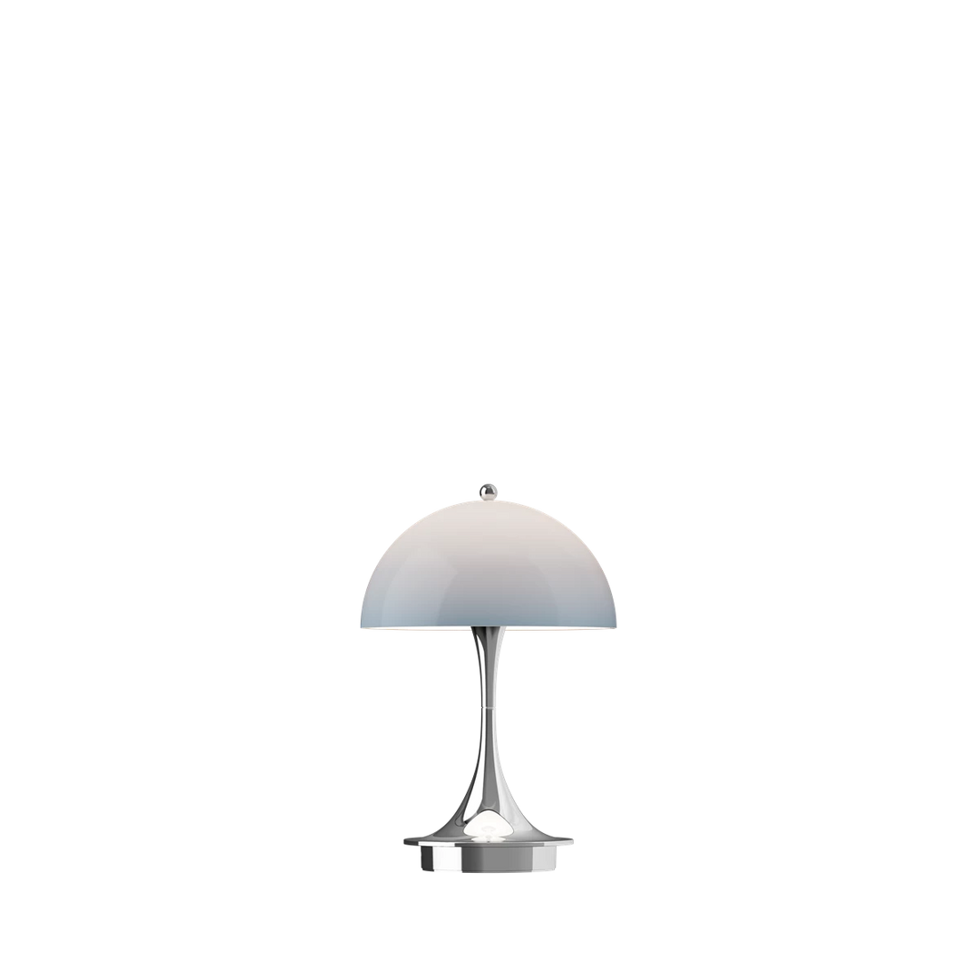 Louis Poulsen 160 oppladbar portabel bordlampe original 2,5W - IP44-Bordlamper-Louis Poulsen-Grønn / Krom-LP__5744613428-Lightup.no