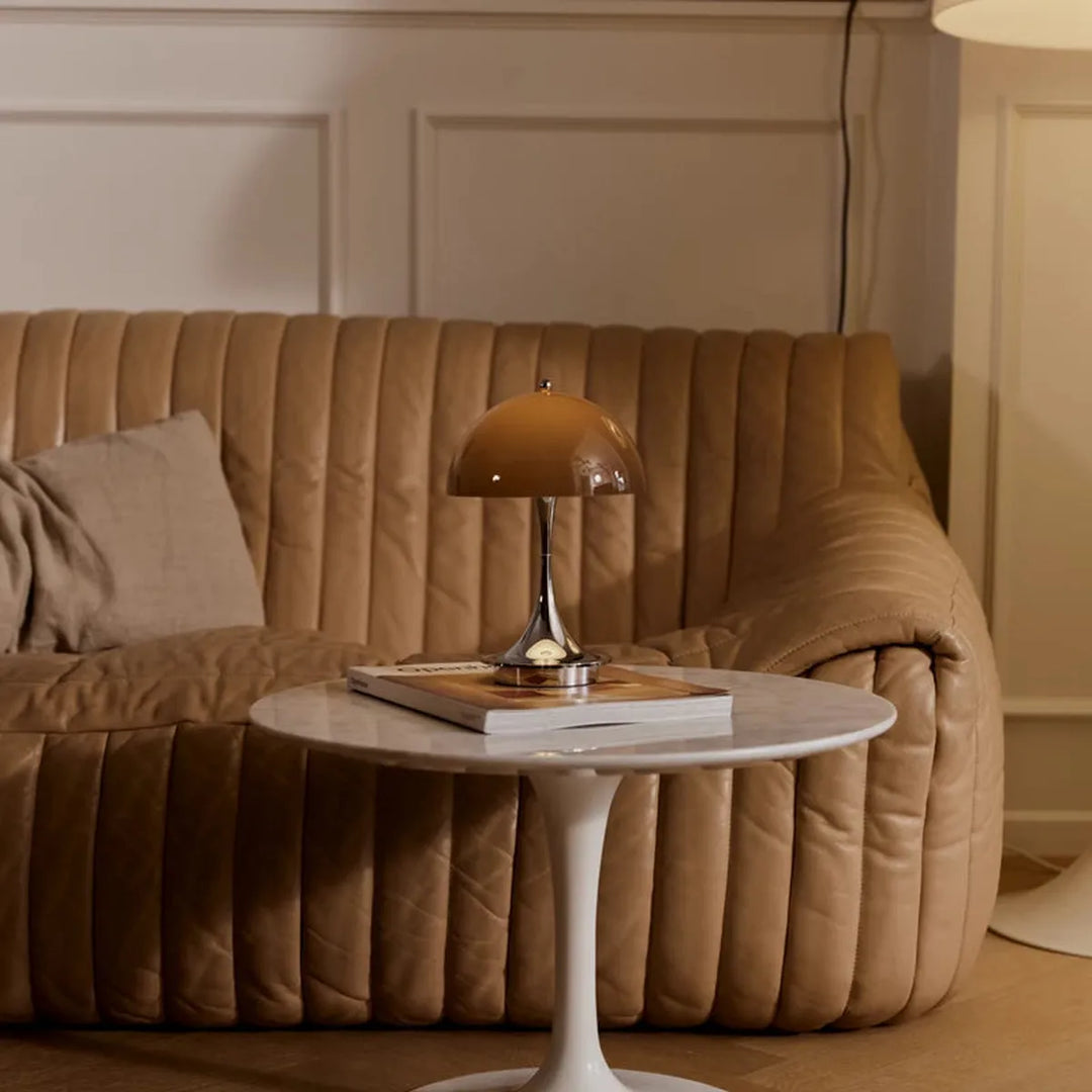 Louis Poulsen 160 oppladbar portabel bordlampe original 2,5W - IP44-Bordlamper-Louis Poulsen-Grønn / Krom-LP__5744613428-Lightup.no