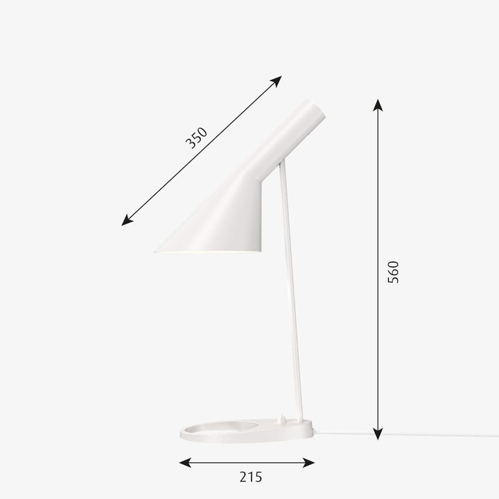 Louis Poulsen AJ bordlampe-Bordlamper-Louis Poulsen-Hvit-LP__5744169422-Lightup.no