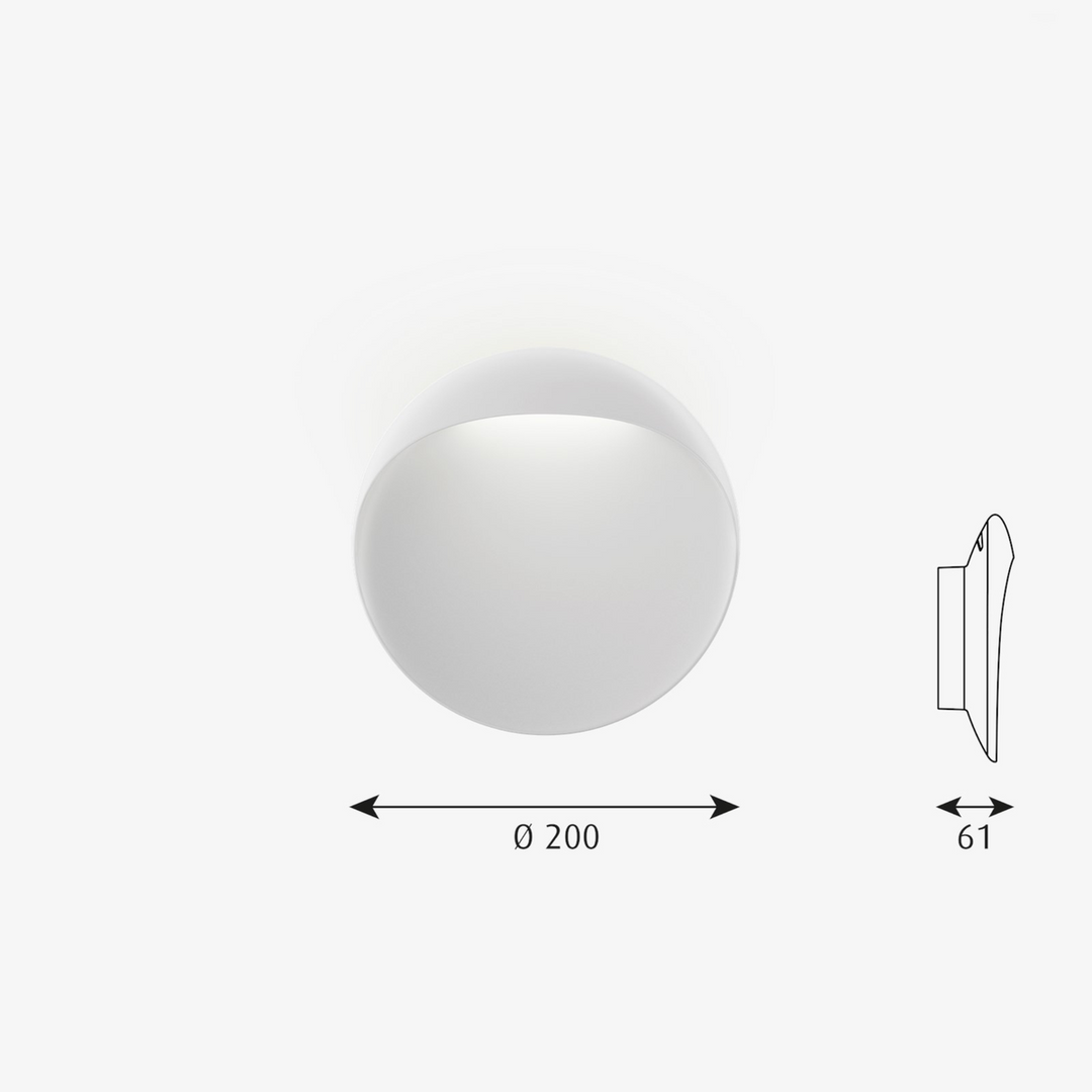 Louis Poulsen Flindt utendørs vegglampe Ø20-Utebelysning vegg veggskjold-Louis Poulsen-Corten-LP__5747402063-Lightup.no
