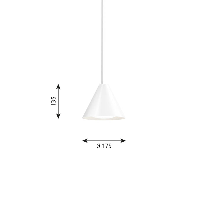 Louis Poulsen Keglen pendel Ø17-Takpendler-Louis Poulsen-Svart-LP__5741103724-Lightup.no