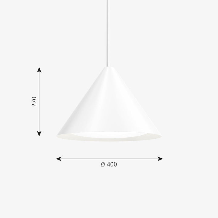 Louis Poulsen Keglen pendel Ø40-Takpendler-Louis Poulsen-Svart-LP__5741103805-Lightup.no