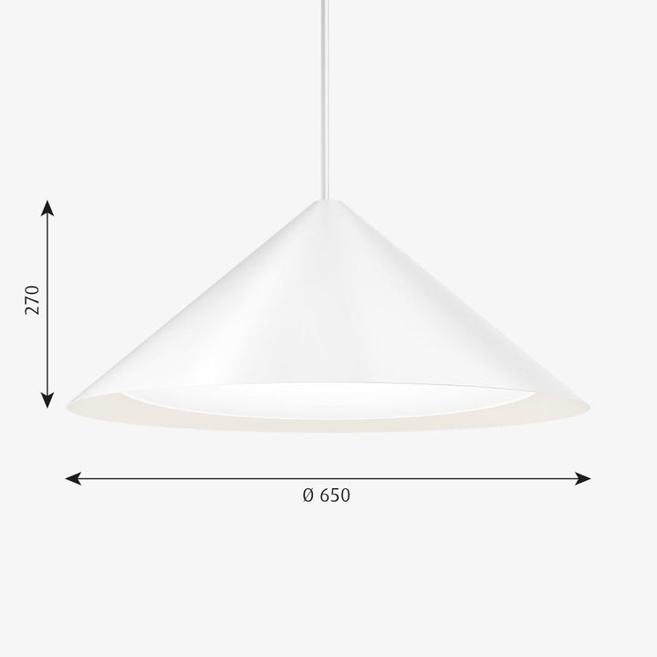 Louis Poulsen Keglen pendel Ø65-Takpendler-Louis Poulsen-Svart-LP__5741103847-Lightup.no