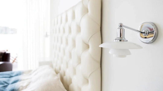 Louis Poulsen PH 2/1 Vegglampe Hvitt opalt glass - Krom / Opal-Vegglamper-Louis Poulsen-Krom / Opal-LP__5743141629-Lightup.no