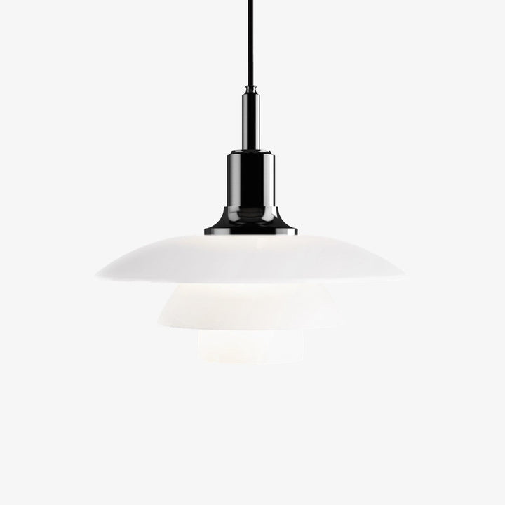 Louis Poulsen PH 31/2-3 pendel-Takpendler-Louis Poulsen-Svart / Opal glass-LP__5741099265-Lightup.no