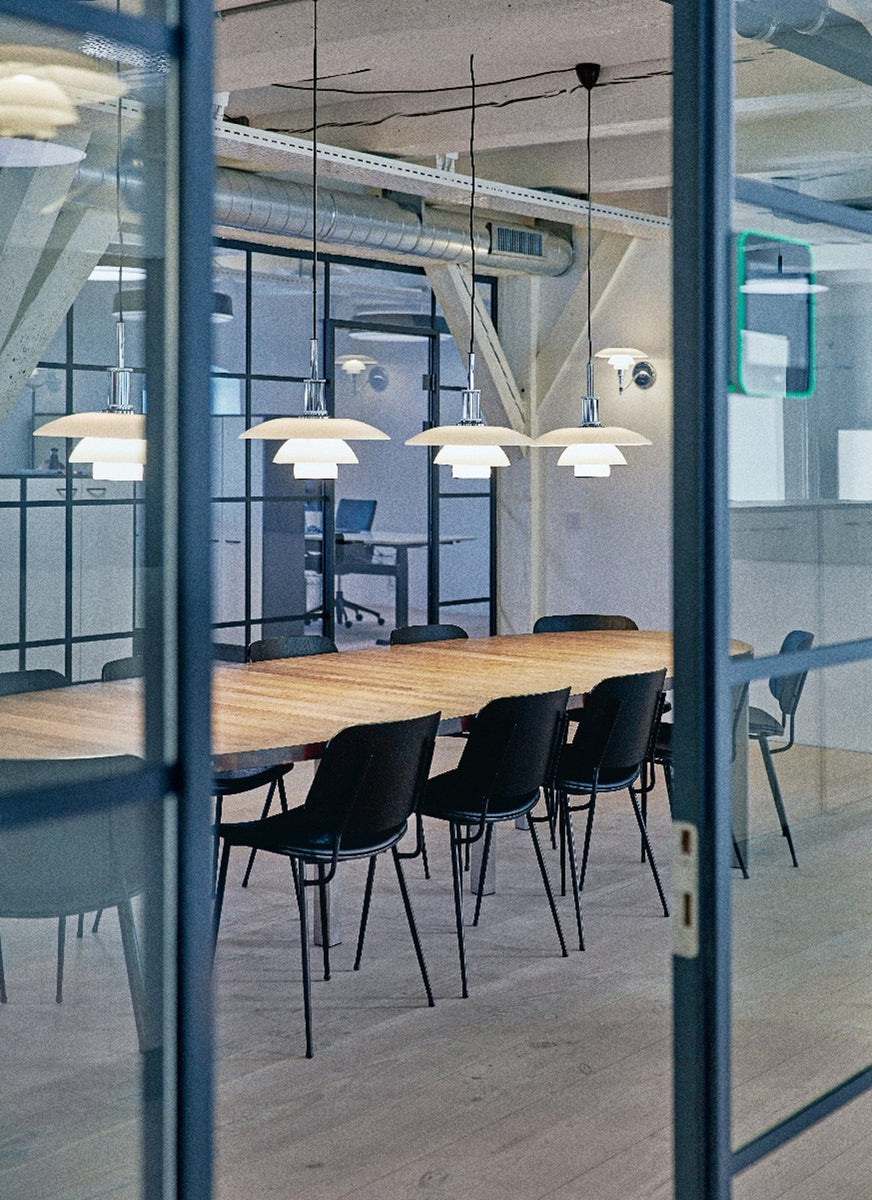 Louis Poulsen PH 41/2-4 Glass Pendel-Takpendler-Louis Poulsen-Krom / Opal-LP__5741086430-Lightup.no