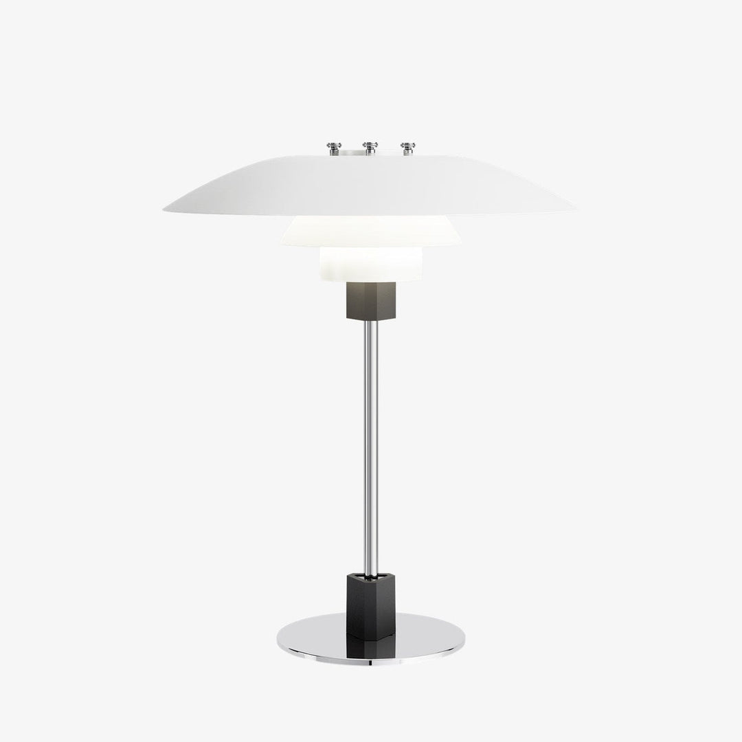 Louis Poulsen PH 4/3 bordlampe Hvit-Bordlamper-Louis Poulsen-Krom / Opal-LP__5744615002-Lightup.no