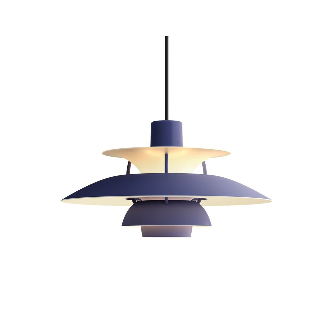 Louis Poulsen PH 5 pendel - Ø300-Takpendler-Louis Poulsen-Monokrom støvet indigo-LP__5741115026-Lightup.no