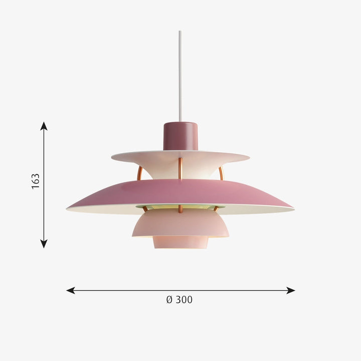 Louis Poulsen PH 5 pendel - Ø500-Takpendler-Louis Poulsen-Moderne hvit-LP__5741099867-Lightup.no