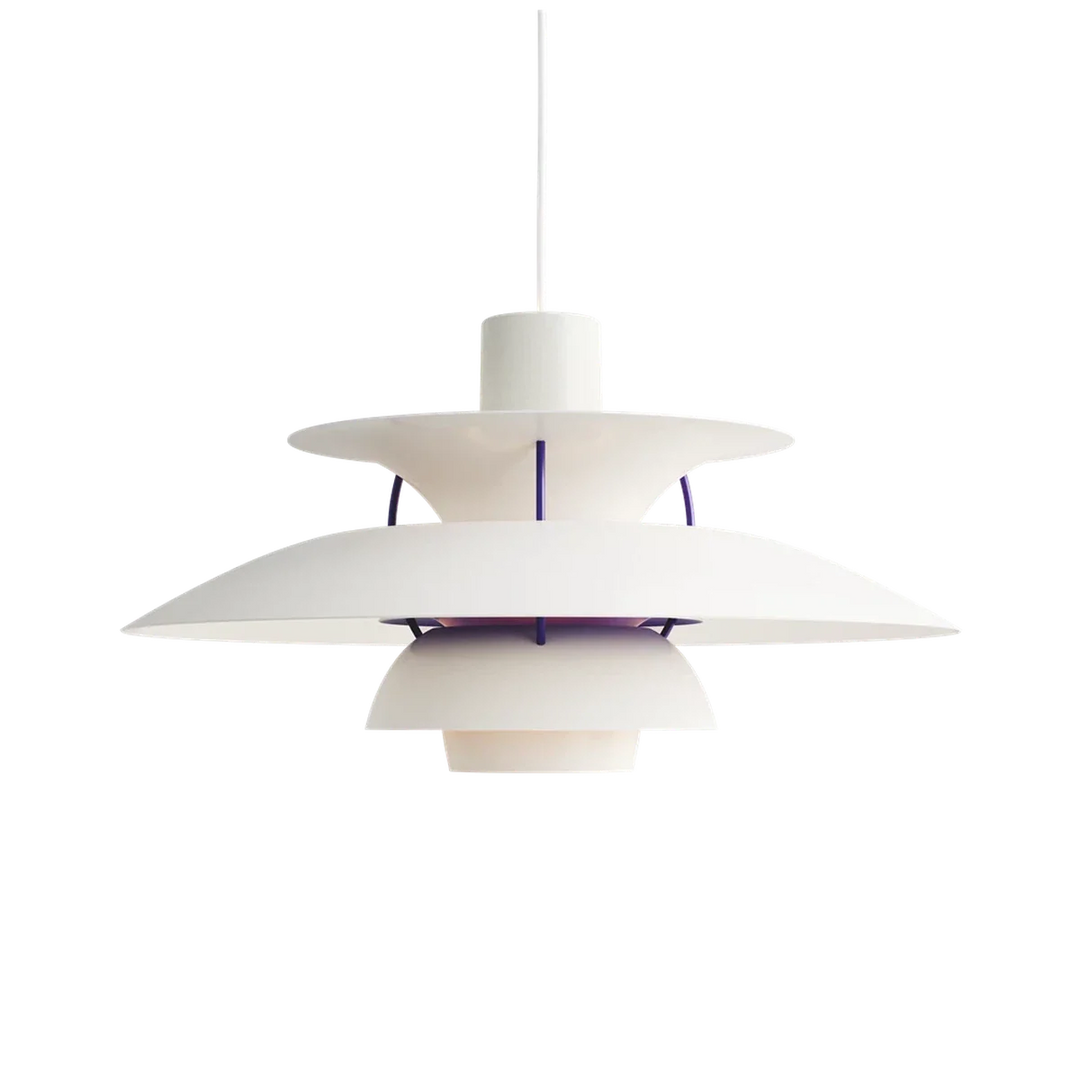 Louis Poulsen PH 5 pendel - Ø500-Takpendler-Louis Poulsen-Klassisk hvit-LP__5741099870-Lightup.no
