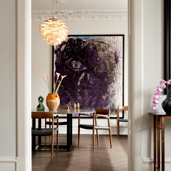 Louis Poulsen PH Artichoke Ø48cm-Takpendler-Louis Poulsen-Hvit / krom-LP__5741107102-Lightup.no