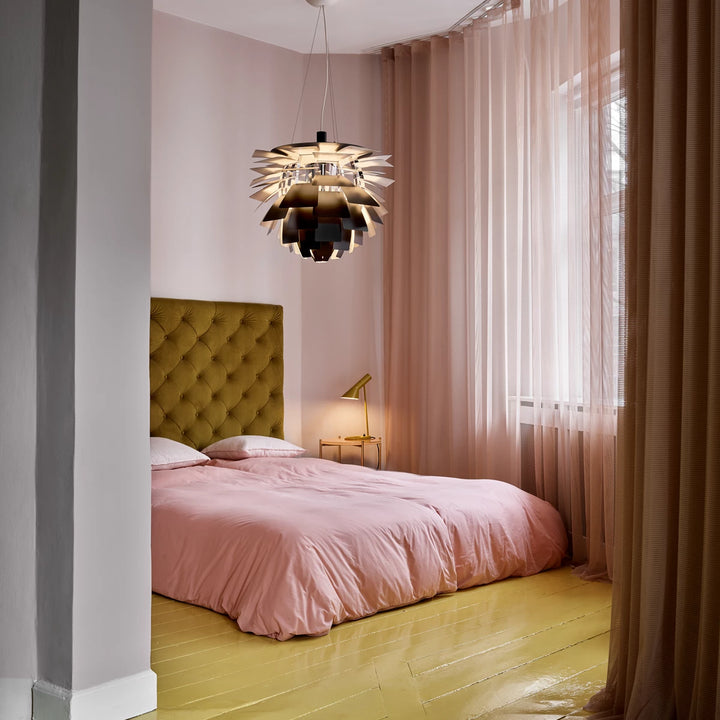 Louis Poulsen PH Artichoke Ø48cm-Takpendler-Louis Poulsen-Hvit / krom-LP__5741107102-Lightup.no