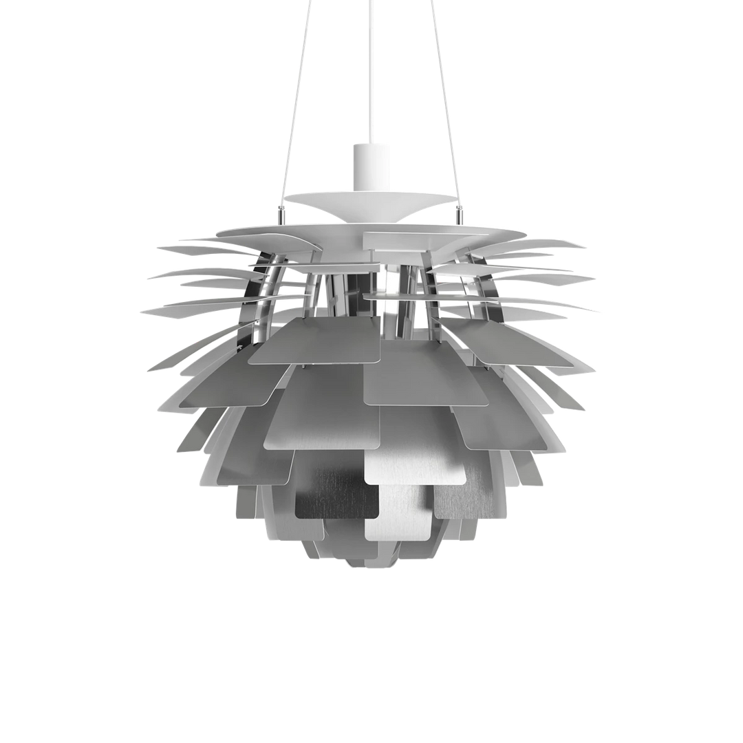 Louis Poulsen PH Artichoke Ø48cm-Takpendler-Louis Poulsen-Hvit / krom-LP__5741109799-Lightup.no