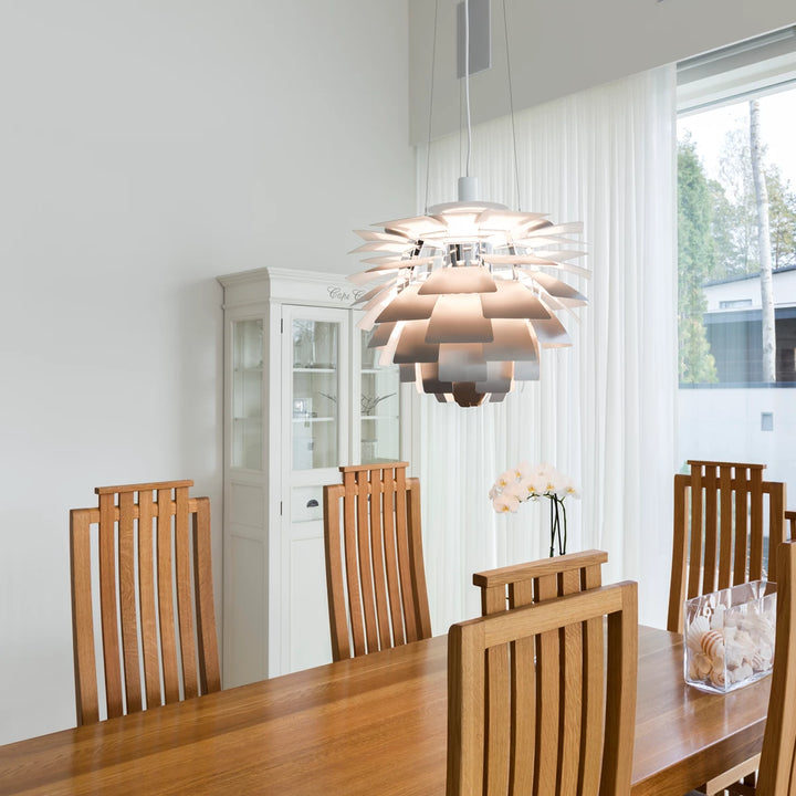 Louis Poulsen PH Artichoke Ø48cm-Takpendler-Louis Poulsen-Hvit / krom-LP__5741109799-Lightup.no