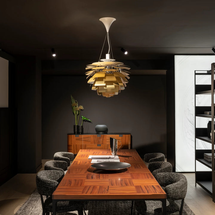 Louis Poulsen PH Artichoke Ø48cm-Takpendler-Louis Poulsen-Hvit / krom-LP__5741109799-Lightup.no