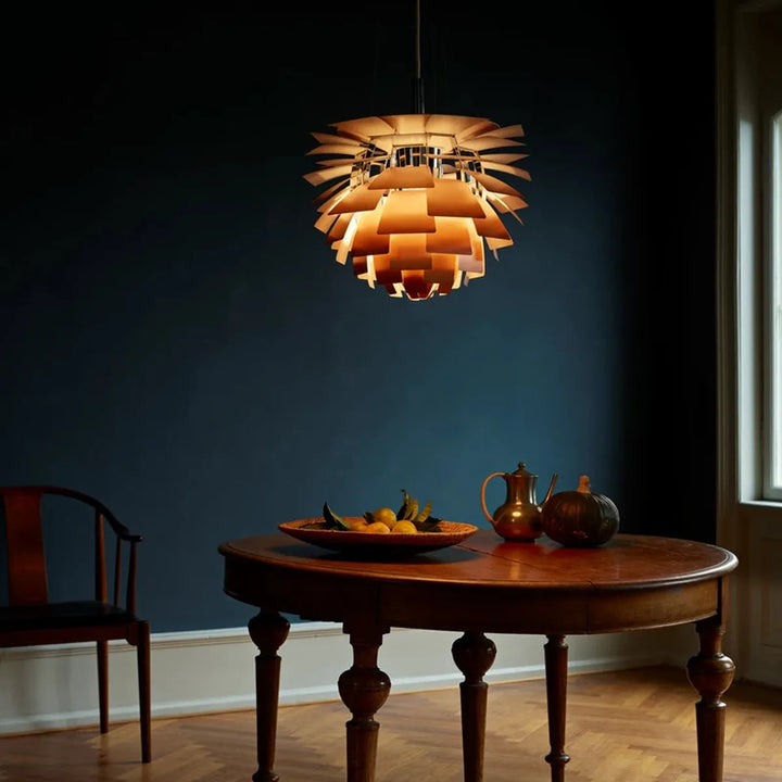Louis Poulsen PH Artichoke Ø48cm-Takpendler-Louis Poulsen-Hvit / krom-LP__5741109799-Lightup.no