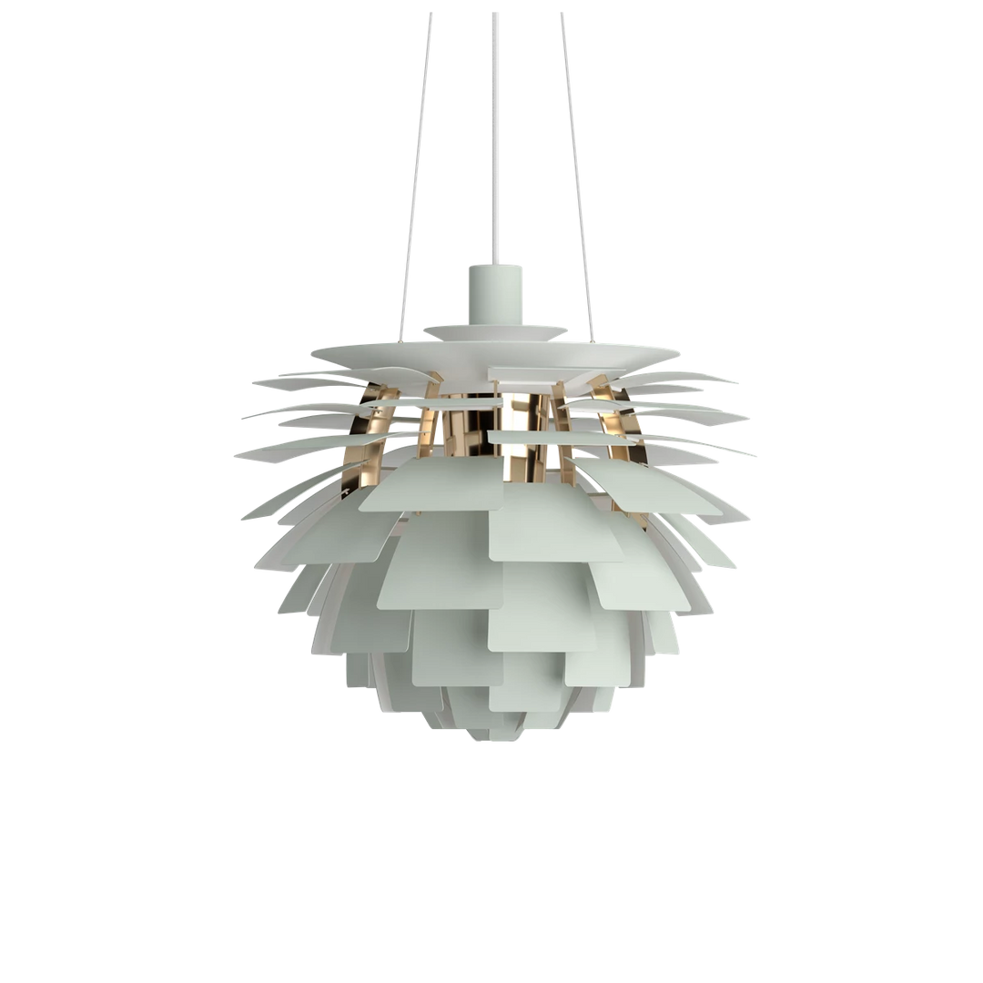 Louis Poulsen PH Artichoke Ø48cm-Takpendler-Louis Poulsen-Hvit / krom-LP__5741109799-Lightup.no