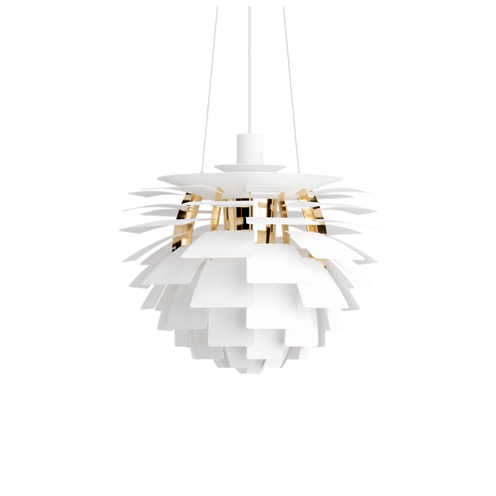 Louis Poulsen PH Artichoke Ø48cm-Takpendler-Louis Poulsen-Hvit / krom-LP__5741109799-Lightup.no