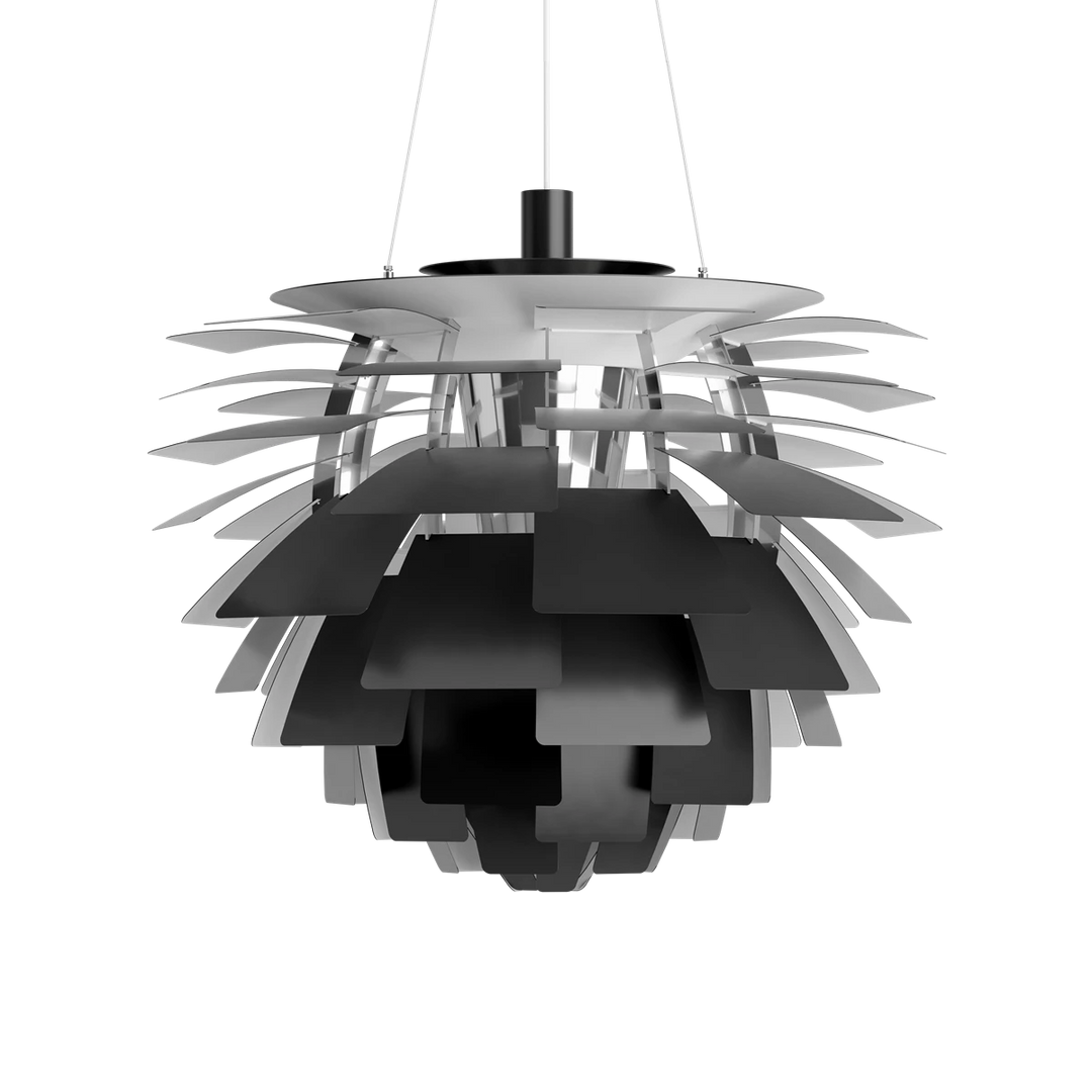 Louis Poulsen PH Artichoke Ø48cm-Takpendler-Louis Poulsen-Svart / krom-LP__5741112252-Lightup.no