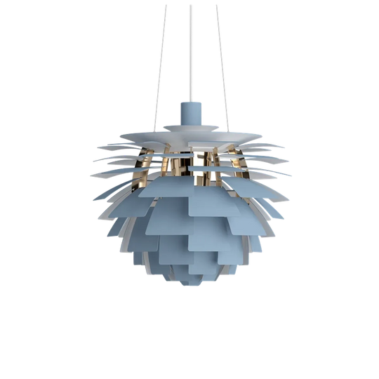 Louis Poulsen PH Artichoke Ø48cm-Takpendler-Louis Poulsen-Dusty blue / messing-LP__5741115673-Lightup.no