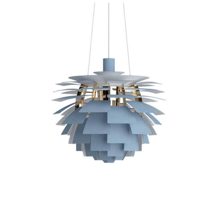 Louis Poulsen PH Artichoke Ø48cm-Takpendler-Louis Poulsen-Dusty blue / messing-LP__5741115673-Lightup.no
