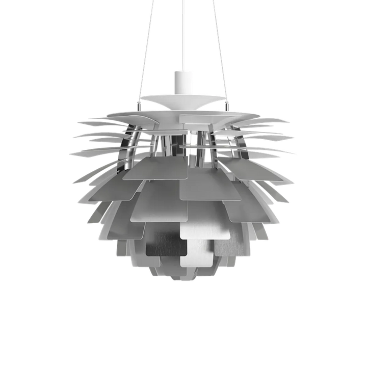 Louis Poulsen PH Artichoke Ø60cm-Takpendler-Louis Poulsen-Hvit / krom-LP__5741092398-Lightup.no
