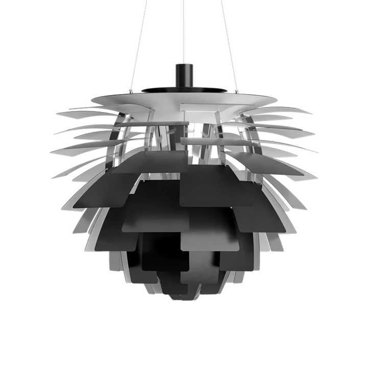 Louis Poulsen PH Artichoke Ø60cm-Takpendler-Louis Poulsen-Hvit / krom-LP__5741092398-Lightup.no