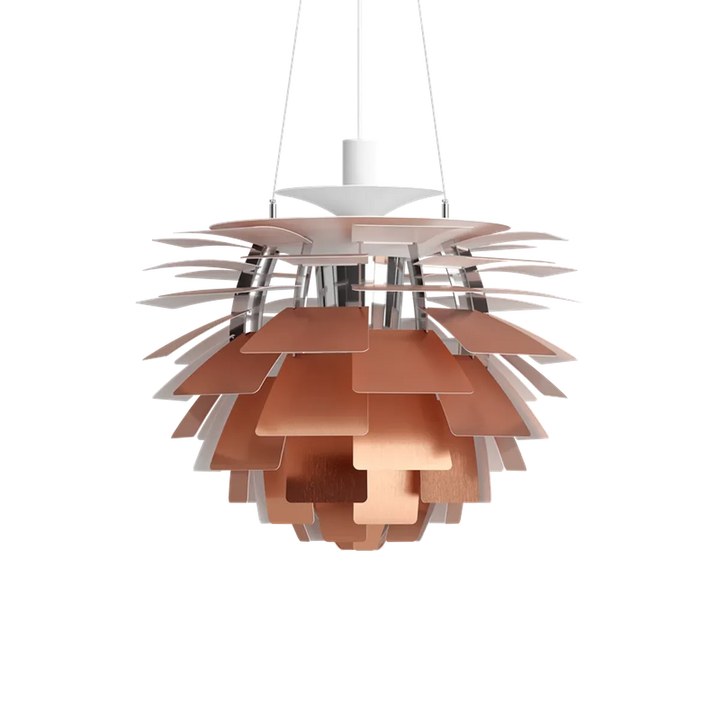 Louis Poulsen PH Artichoke Ø60cm-Takpendler-Louis Poulsen-Hvit / krom-LP__5741092398-Lightup.no