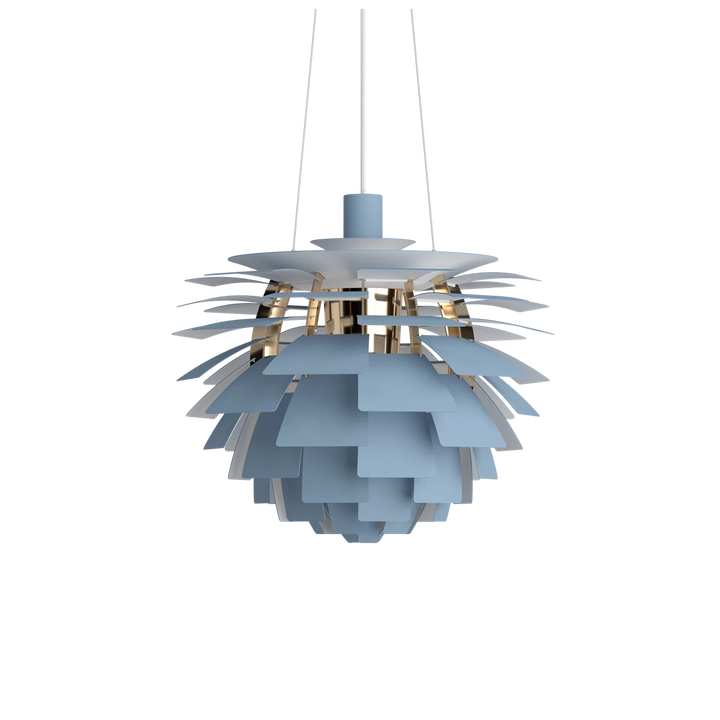 Louis Poulsen PH Artichoke Ø60cm-Takpendler-Louis Poulsen-Hvit / krom-LP__5741092398-Lightup.no