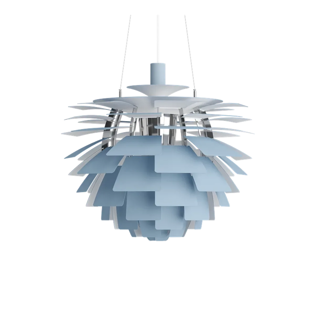 Louis Poulsen PH Artichoke Ø60cm-Takpendler-Louis Poulsen-Hvit / krom-LP__5741092398-Lightup.no