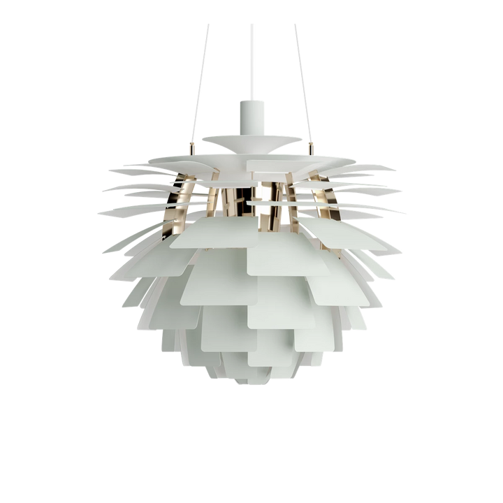 Louis Poulsen PH Artichoke Ø60cm-Takpendler-Louis Poulsen-Hvit / krom-LP__5741092398-Lightup.no