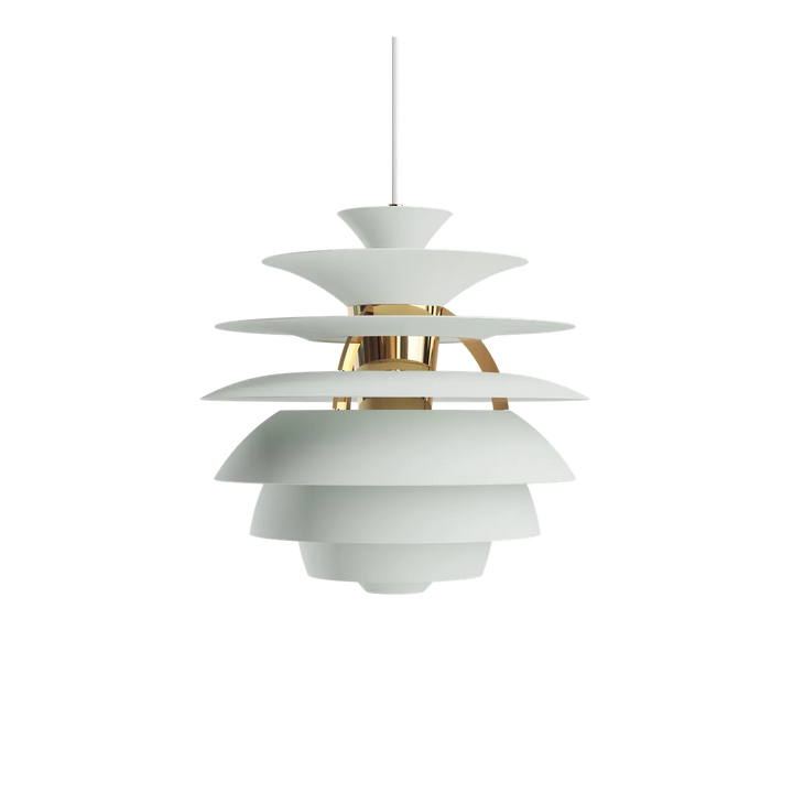 Louis Poulsen PH Snowball-Takpendler-Louis Poulsen-Dusty green / messing-LP__5741115246-Lightup.no