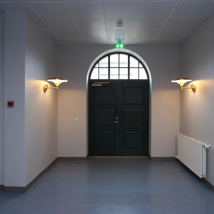 Louis Poulsen PH utendørs vegglampe - Børstet kobber-Utebelysning vegg klassisk-Louis Poulsen-Kobber-LP__5743142880-Lightup.no
