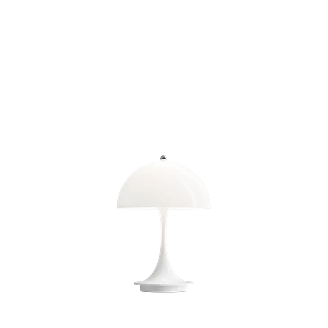 Louis Poulsen Panthella 160 portabel bordlampe-Bordlamper-Louis Poulsen-Grå / Opal-LP__5744168070-Lightup.no