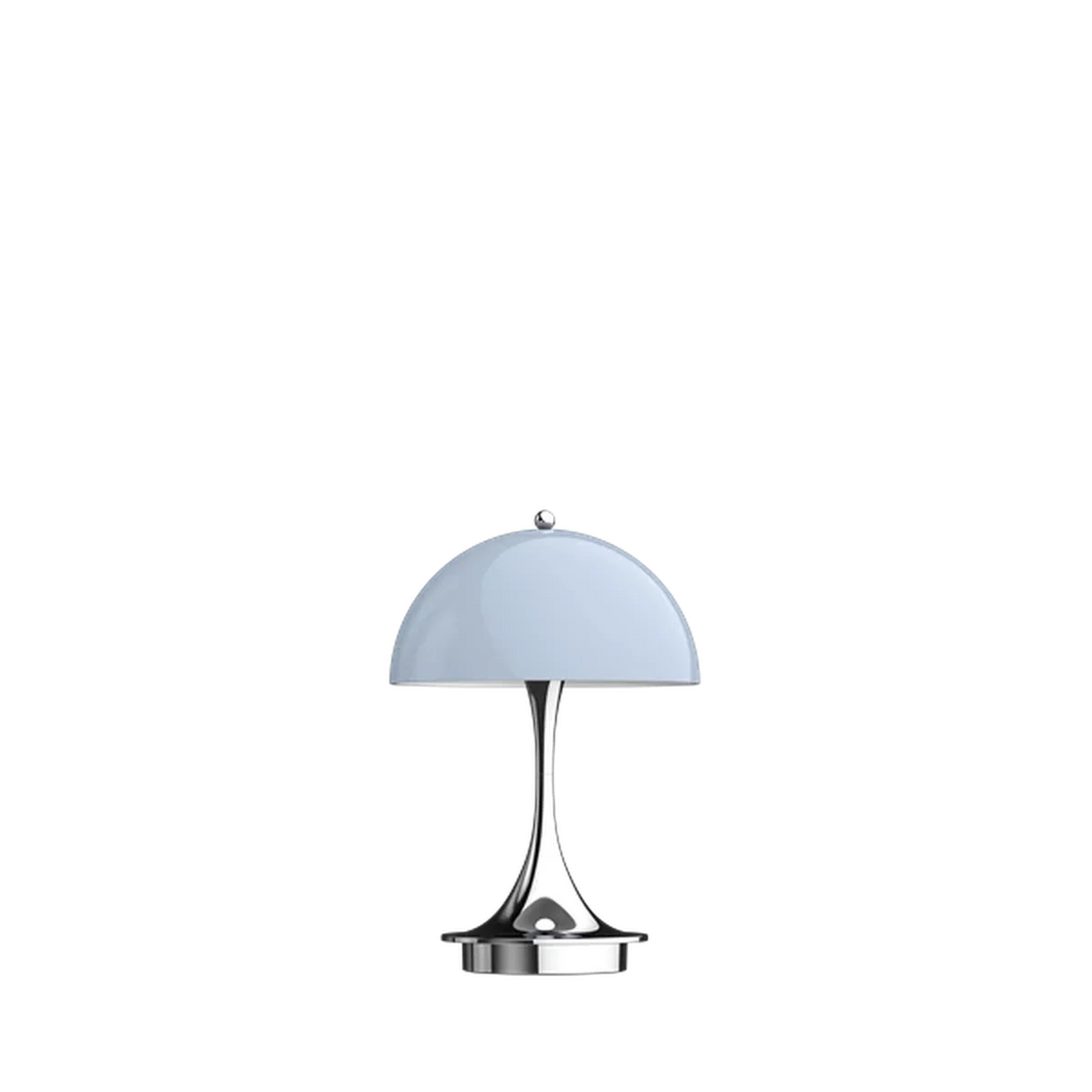 Louis Poulsen Panthella 160 portabel bordlampe-Bordlamper-Louis Poulsen-Grå / Opal-LP__5744168070-Lightup.no