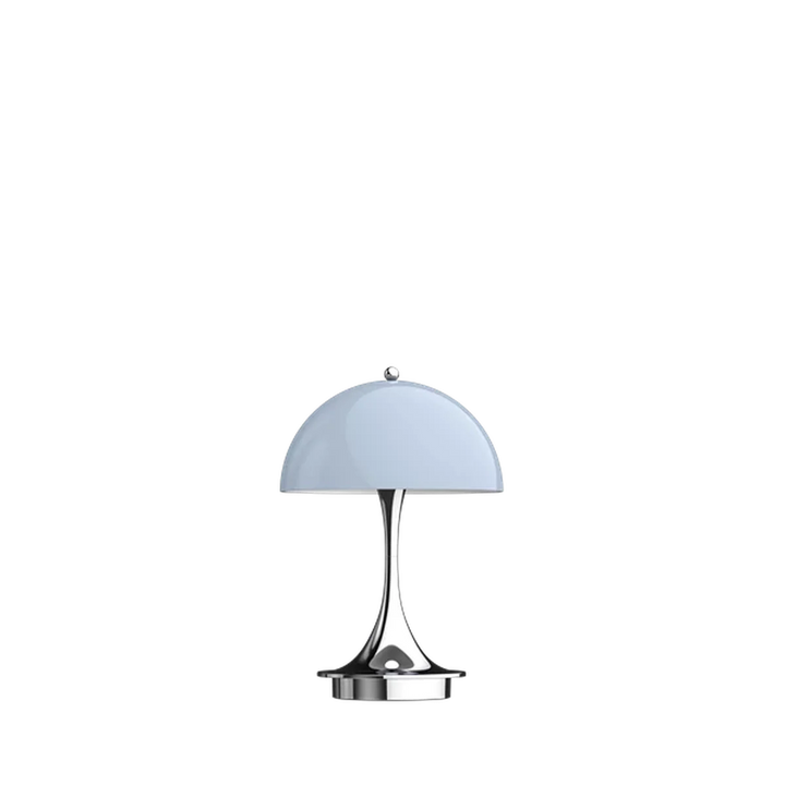 Louis Poulsen Panthella 160 portabel bordlampe-Bordlamper-Louis Poulsen-Grå / Opal-LP__5744168070-Lightup.no