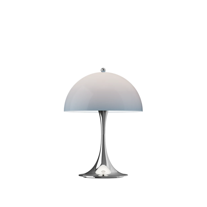 Louis Poulsen Panthella 250 oppladbar portabel bordlampe original 6W - IP44-Bordlamper-Louis Poulsen-Grønn / Krom-LP__5744613460-Lightup.no