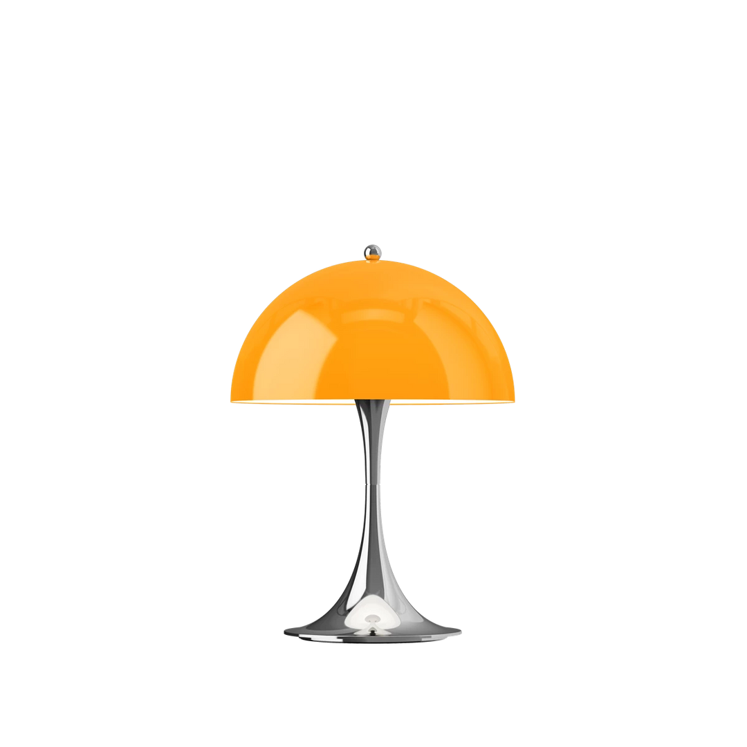 Louis Poulsen Panthella 250 oppladbar portabel bordlampe original 6W - IP44-Bordlamper-Louis Poulsen-Grønn / Krom-LP__5744613460-Lightup.no