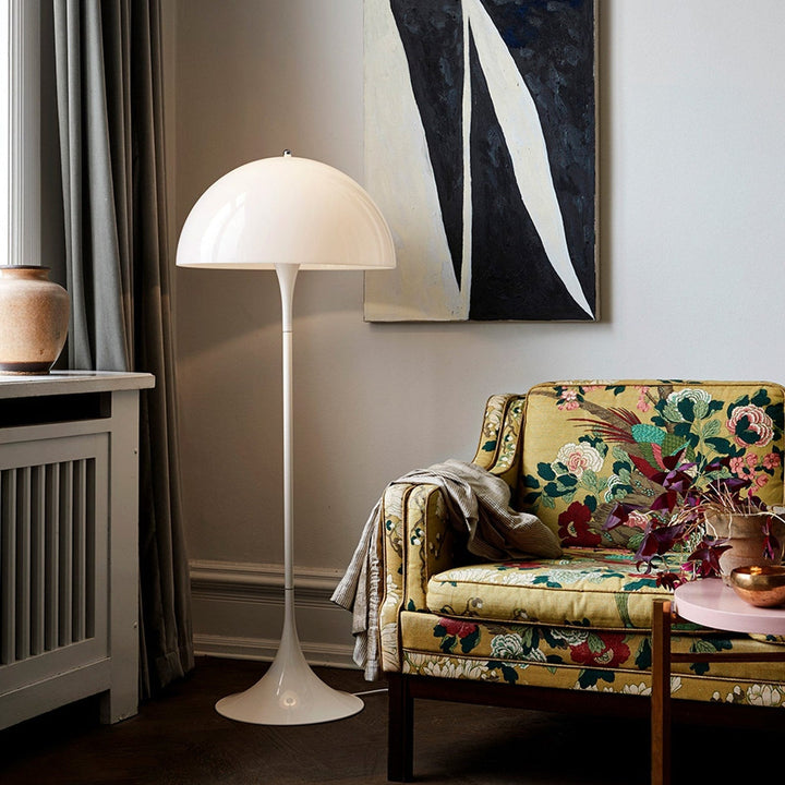 Louis Poulsen Panthella gulvlampe-Gulvlamper-Louis Poulsen-Hvit / Opal-LP__5744167068-Lightup.no