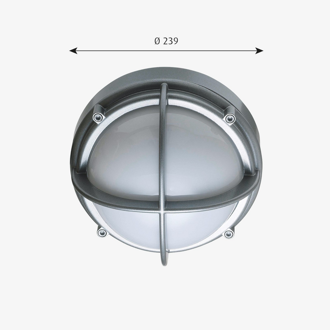 Louis Poulsen Skot utendørs taklampe - Aluminium/Opal-Utebelysning taklampe-Louis Poulsen-LP__5743150241-Lightup.no